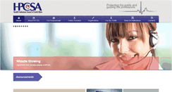 Desktop Screenshot of hpcsa.co.za